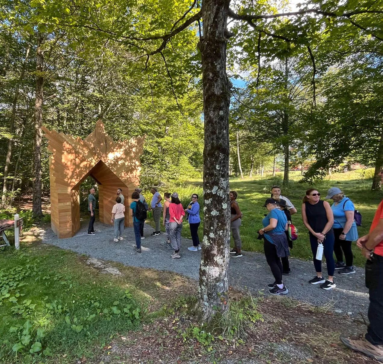 Retreat community gathering